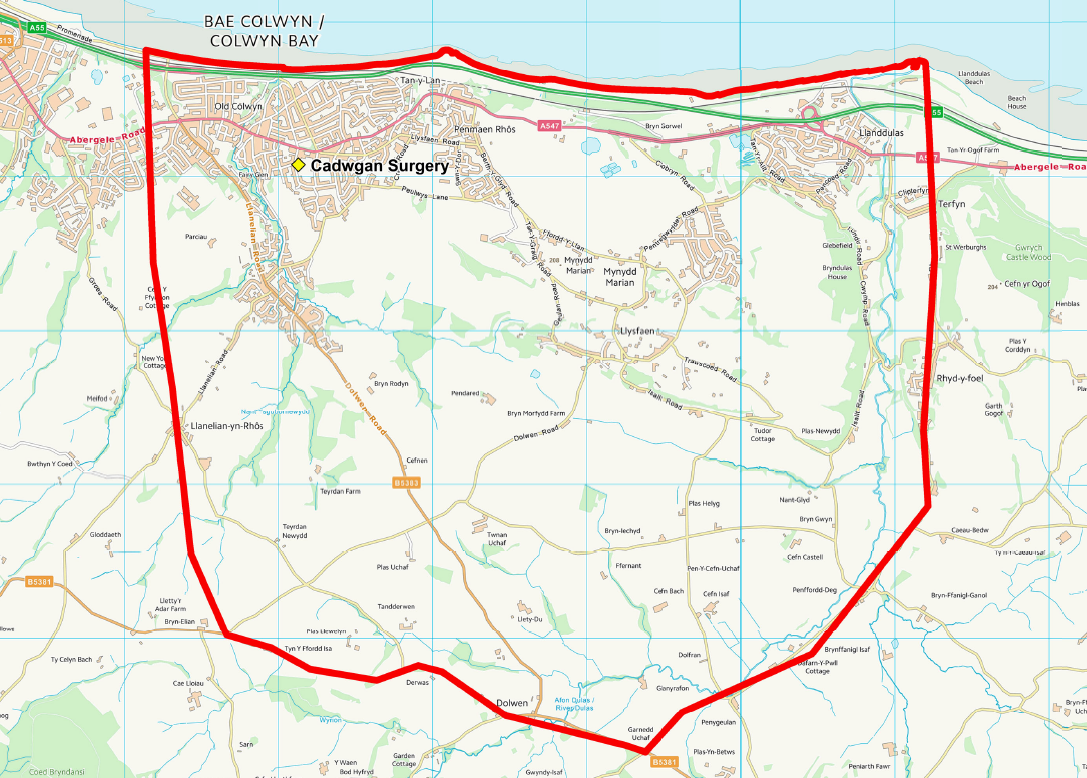 Cadwgan Practice Boundary Cadwgan Practice Boundary